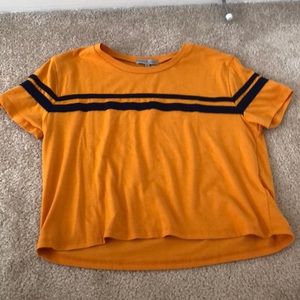 Mustard crop top